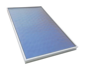 flat thermal panel / for heating / for roofs / with frame