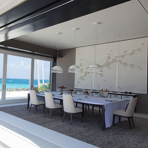 contemporary wall light / metal / porcelain / LED