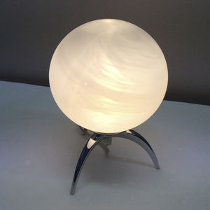 table lamp / contemporary / glass / blown glass