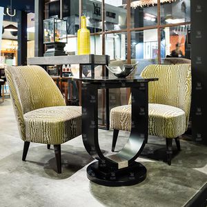 traditional table / beech / wood veneer / round