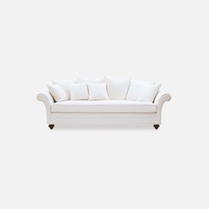 traditional sofa / fabric / commercial / for hotels