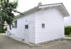 thermal insulation / expanded polystyrene / for exterior insulation finishing systems / rigid panel
