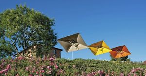 aluminum patio umbrella / canvas / swiveling
