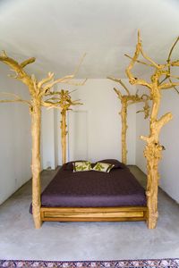 double bed / original design / teak