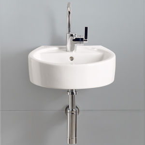 wall-mounted washbasin installation unit