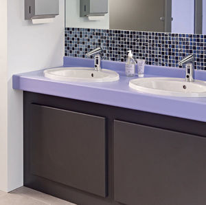 double vanity top / HPL / professional
