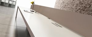 countertop office divider / laminate