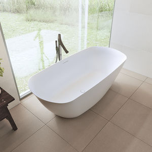 freestanding bathtub / oval / Solid Surface