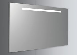 wall-mounted mirror / contemporary / rectangular / commercial