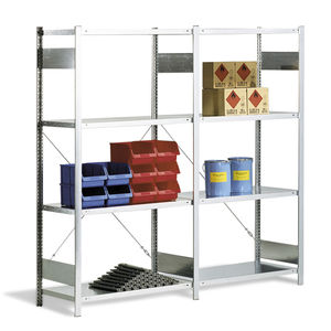 traditional shelf / steel / industrial