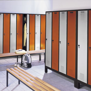 steel locker / for public buildings / for sports facilities / for industrial use
