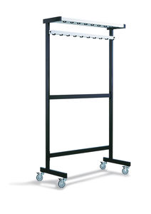floor coat rack / contemporary / metal / commercial