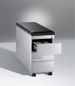 tall filing cabinet / metal / contemporary
