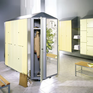 steel locker / for sports facilities / for industrial use / for medical uses