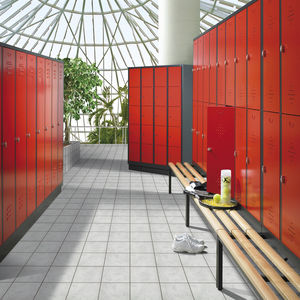 steel locker / for public buildings / for sports facilities / for industrial use