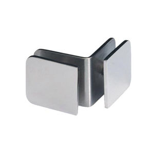 stainless steel glass clamp / for interior / interior