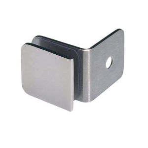 stainless steel glass clamp / for interior / interior