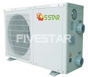 air source heat pump / for swimming pools / outdoor
