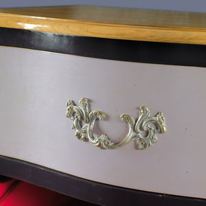 classic secretary desk / lacquered wood / with storage