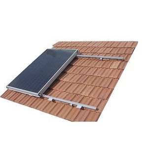 tiled roof mounting system / on-roof / solar collector
