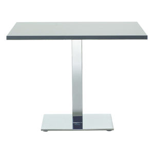 contemporary boardroom table / metal / rectangular