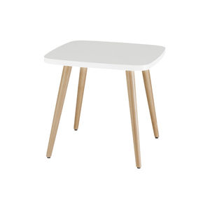contemporary side table / wooden / round / for restaurants
