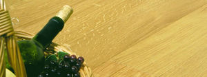 engineered parquet flooring / glued / oak / oiled