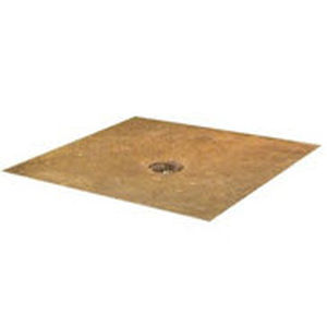 square shower base / travertine