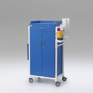 treatment trolley / for healthcare facilities / plastic / laminate