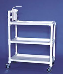 healthcare facility trolley / plastic