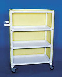 linen trolley / plastic / for healthcare facilities / commercial