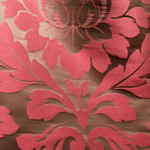 upholstery fabric / patterned / polyester / silk