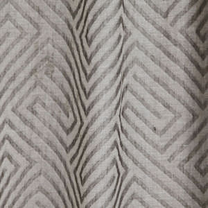 curtain fabric / patterned / linen