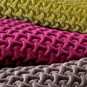 upholstery fabric / patterned / velvet