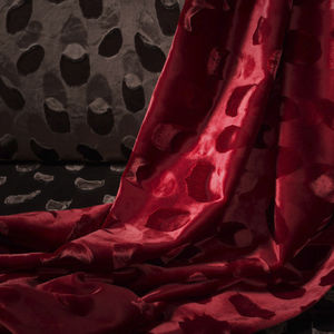 upholstery fabric / patterned / velvet
