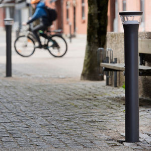 urban bollard light / contemporary / cast aluminum / LED