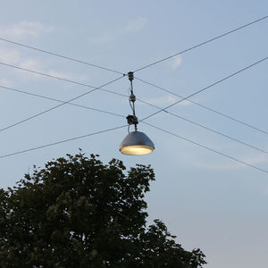 LED cable lighting / round / cast aluminum / outdoor