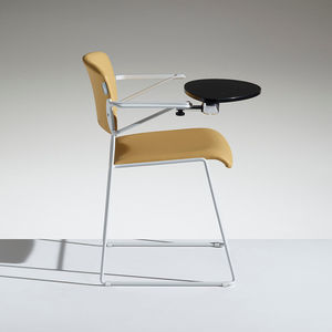 stackable conference chair / tablet / connected / sled base