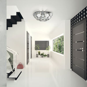original design ceiling light / steel / halogen / home