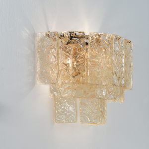 contemporary wall light / Murano glass / incandescent