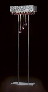 floor-standing lamp / contemporary / crystal / sculpture
