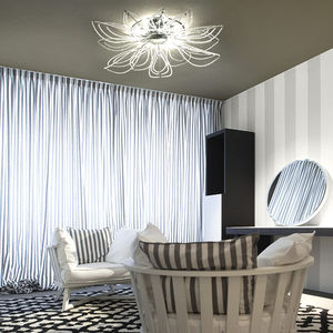 contemporary ceiling light / crystal / LED / residential