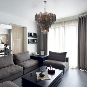 contemporary chandelier / Murano glass / incandescent