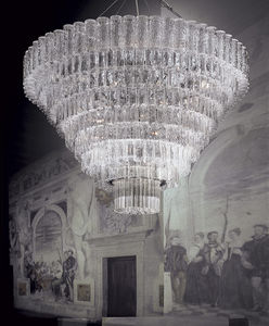 contemporary chandelier / Murano glass / incandescent