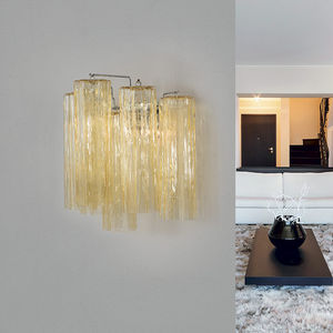 contemporary wall light / Murano glass / LED