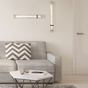 contemporary wall light / glass / LED / linear
