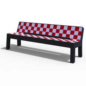 public bench / traditional / concrete