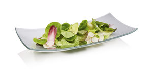 serving plate / rectangular / glass / commercial