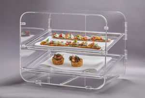 countertop display rack / food / acrylic / for bakeries