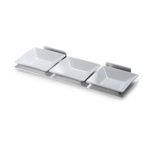 countertop display rack / food / stainless steel / for shops